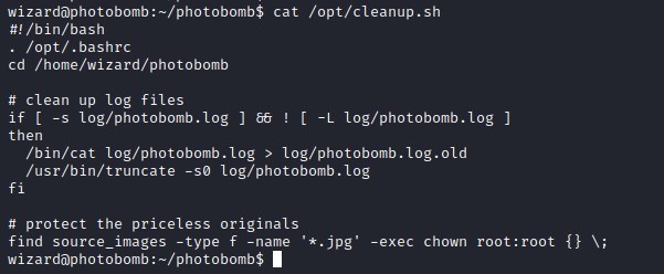 source code of cleanup file